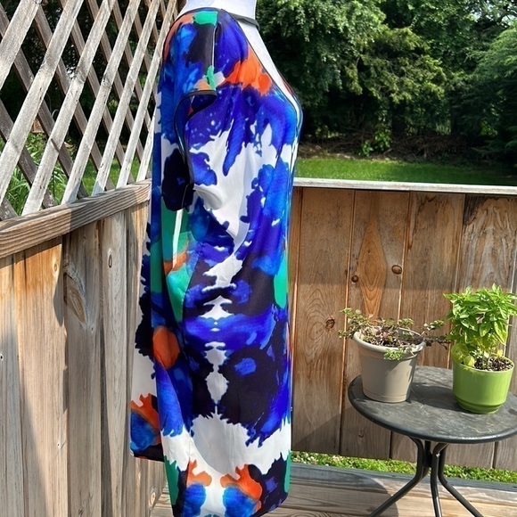 bar III Watercolor Print Dress – Colorful Lightweight NWT - Picture 3 of 6